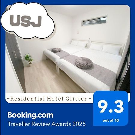 Residential Hotel Glitter Usjまで1駅5分 Osaka Exterior foto